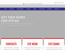 Tablet Screenshot of eyemart.com